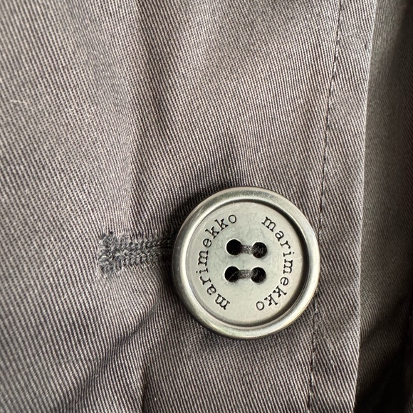 Marimekko NWT Rosi Juhlaunikko Trench Coat Large - Picture 8 of 11